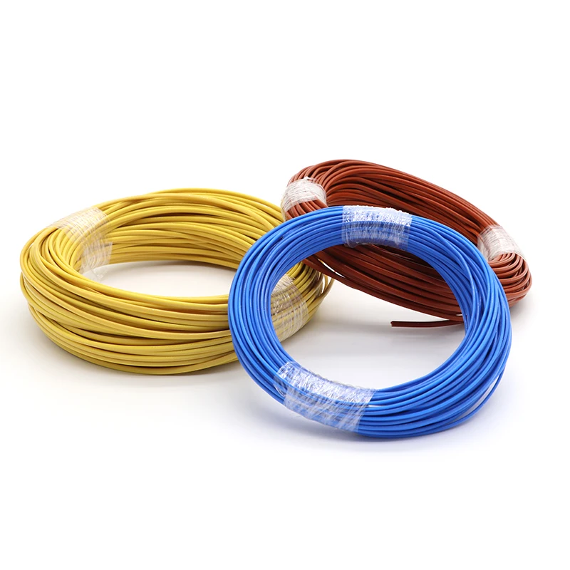 K J T Type Thermocouple Wire 2 Cores High Temperature Measuring Compensation Cable PTFE Insulation Electronic Line 2/5/10/100M