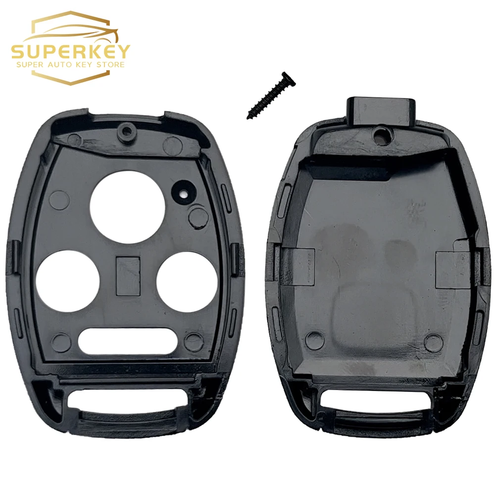 SUPERKEY Replacement Remote Car Key Shell Case Cover For 2003 2007 2008 2009 2010 2011 2012 2013 Honda Accord Civic CRV Pilot