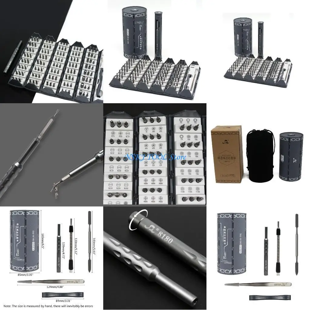 

L8RC Screwdriver Set Laptop Tool 128 in 1 Professional Computer Screwdrivers Repair for Phone Laptop Glass