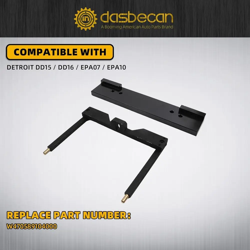 Dasbecan Engine Camshaft Timing Tool Kit Compatible with Detroit Diesel DD13 DD15 DD16 Engine TDC Locating Pin Brake Adjustment