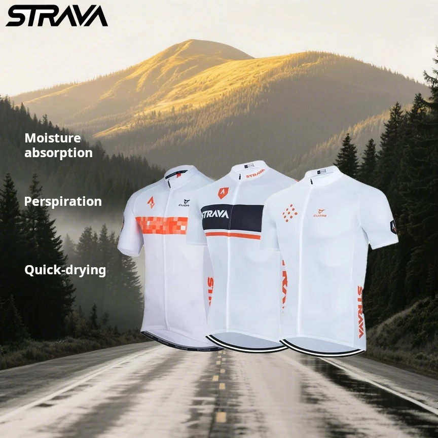 

Мужская велосипедная одежда STRAVA, велосипедные шорты, спортивный комплект для шоссейного велосипеда, Джерси для горного велосипеда, дышащая летняя одежда, профессиональная униформа