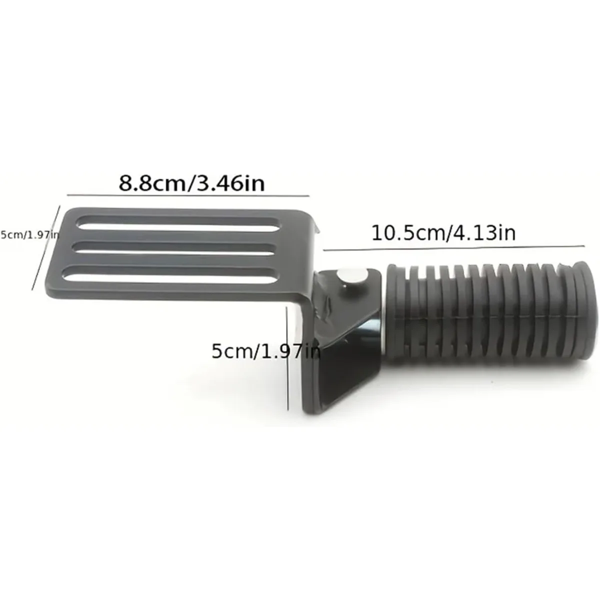 قطعتان من ألواح أرضية الدراجات النارية المعدنية القابلة للطي - دواسات الرحلات المريحة تجربة ركوب محسنة