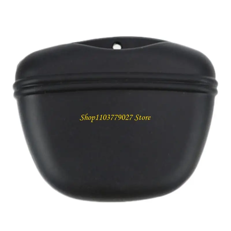 C4DF Dog Treats Silicone Training Portable Small Treat Bag with Waist Clip Doggie Puppy Reward Bags Bait Pouches