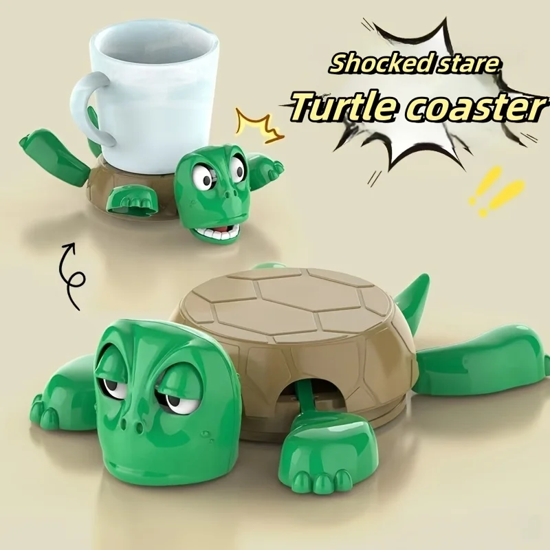

1PC Tortoise Coaster Creative Explosive Base Decoration Desktop Decoration