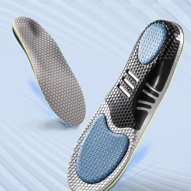 Sports Insoles For Shoes Men Women Arch Support Orthopedic Insoles Sweat Shock Absorbent Antibacterial Breathable Shoe Pad