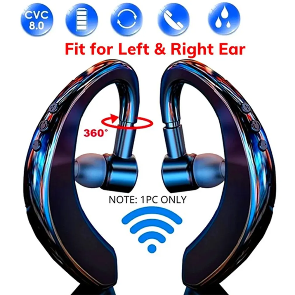 Wireless Bluetooth 5.0 Earphones Car Business Handsfree Headphones Mini Strong Bass Headset Earbud Earpiece Dropshipping