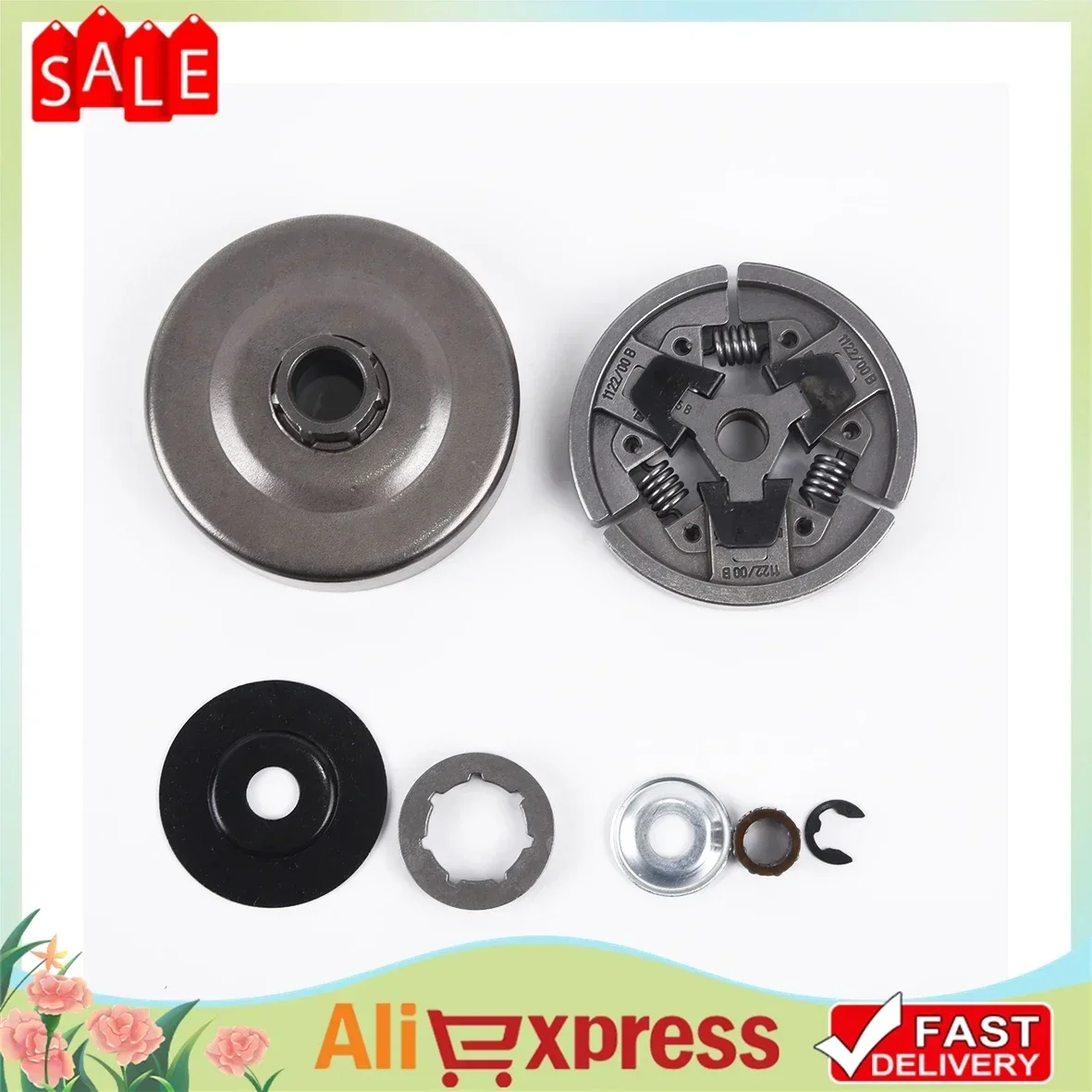 Kit de Arruela de Roda Dentada Tambor de Embreagem de Motosserra para Stihl ms 170 180 230 241c 250 251 Ms260 Pro 271 290 Ms291 Ms310 Ms340 Ms360 Ms390