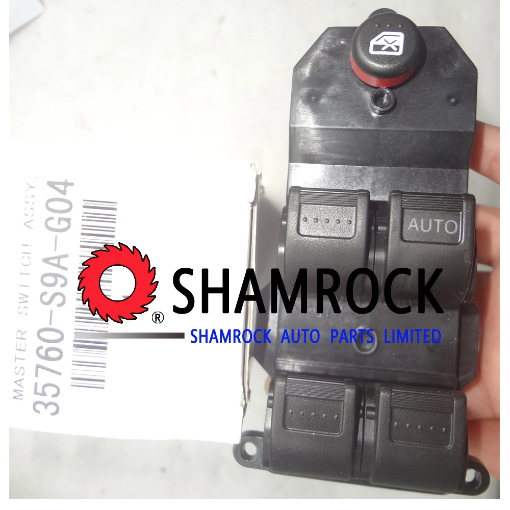 

35760S9AG04 35760-S9A-G04 Jazz 1.3L year 2002-2006 Electric Window Master Switch for Jazz 1.3L for RHD 35760-S9A-G04