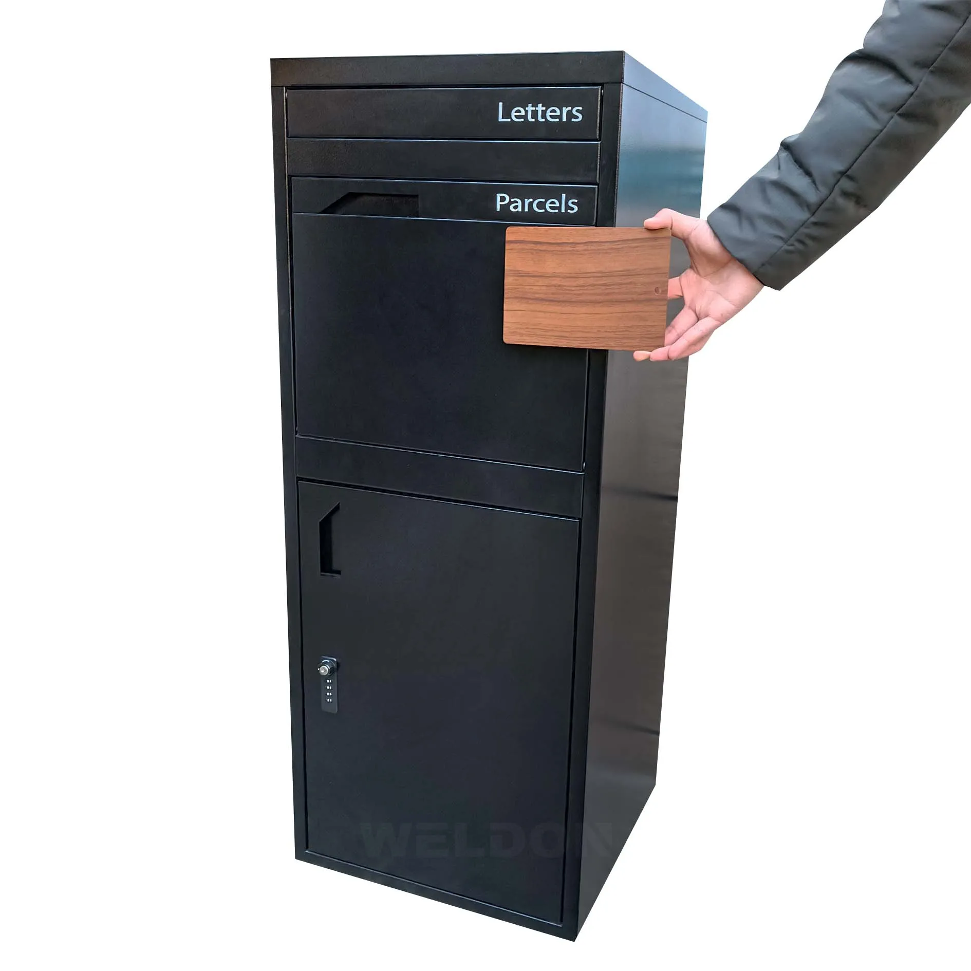 

Outdoor Door Metal Modern Security Post Mailbox Letter Box Outdoor Mailbox for Apartment