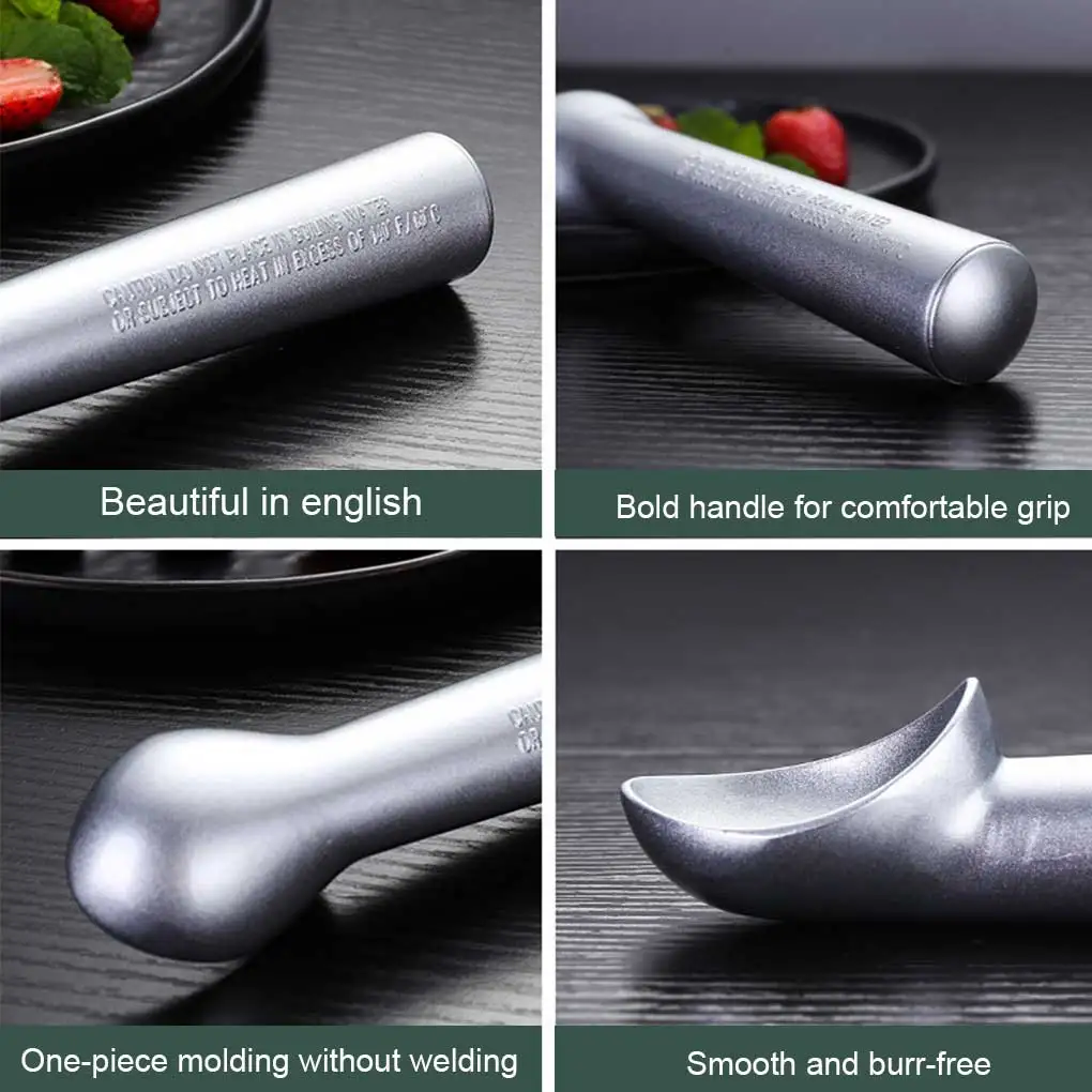 Ice Cream Scoop Nonstick Anti-Freeze Scooper Heat Conductive Spoon Ball Maker Tool Liquid Filled Digger Commercial Home