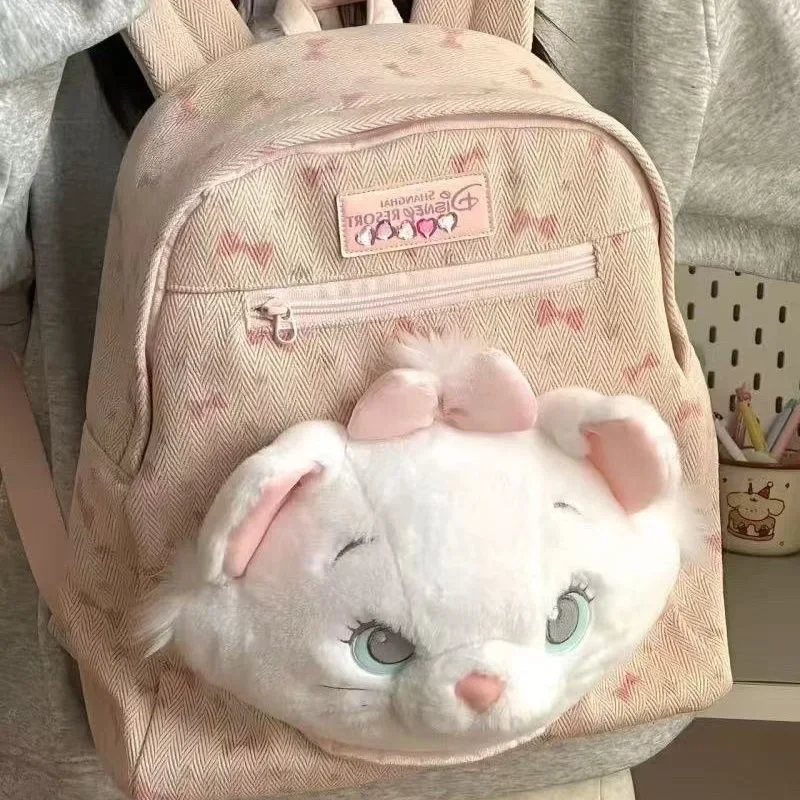 

Шанхай Диснейленд Дисней девушки Мэри Кот мультфильм новый детский рюкзак Минни школьный рюкзак женская милая сумка на плечо