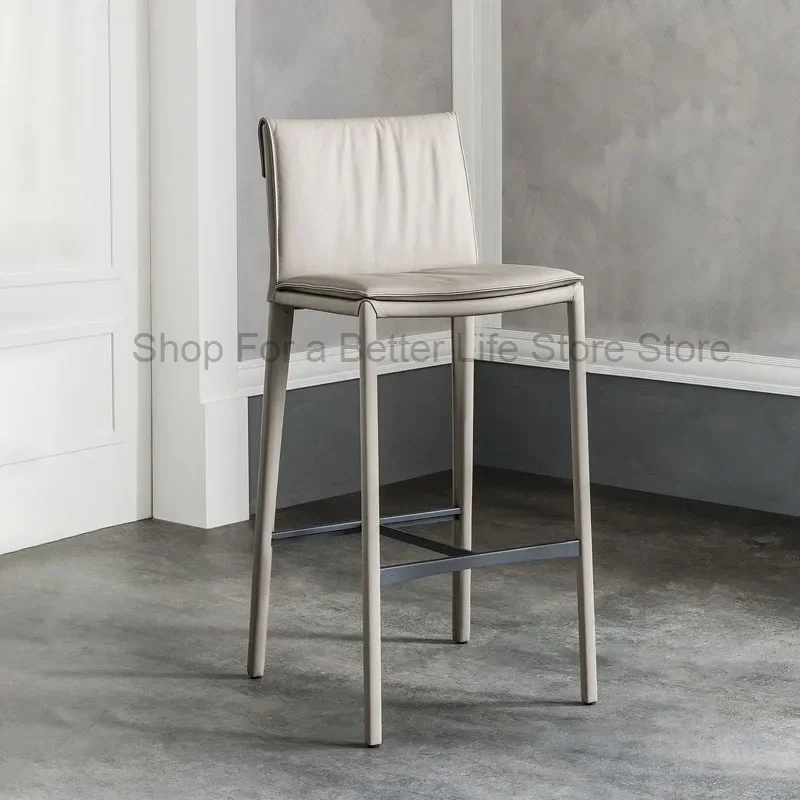 

Nordic Style Design Chair Office Modern Kitchen Luxury Bar Stool Home Living Room Comfort Sgabello Cucina Alto Furniture