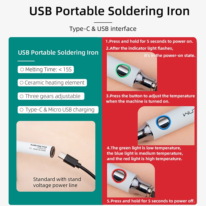 USB Cord Burner & Soldering Pen 5