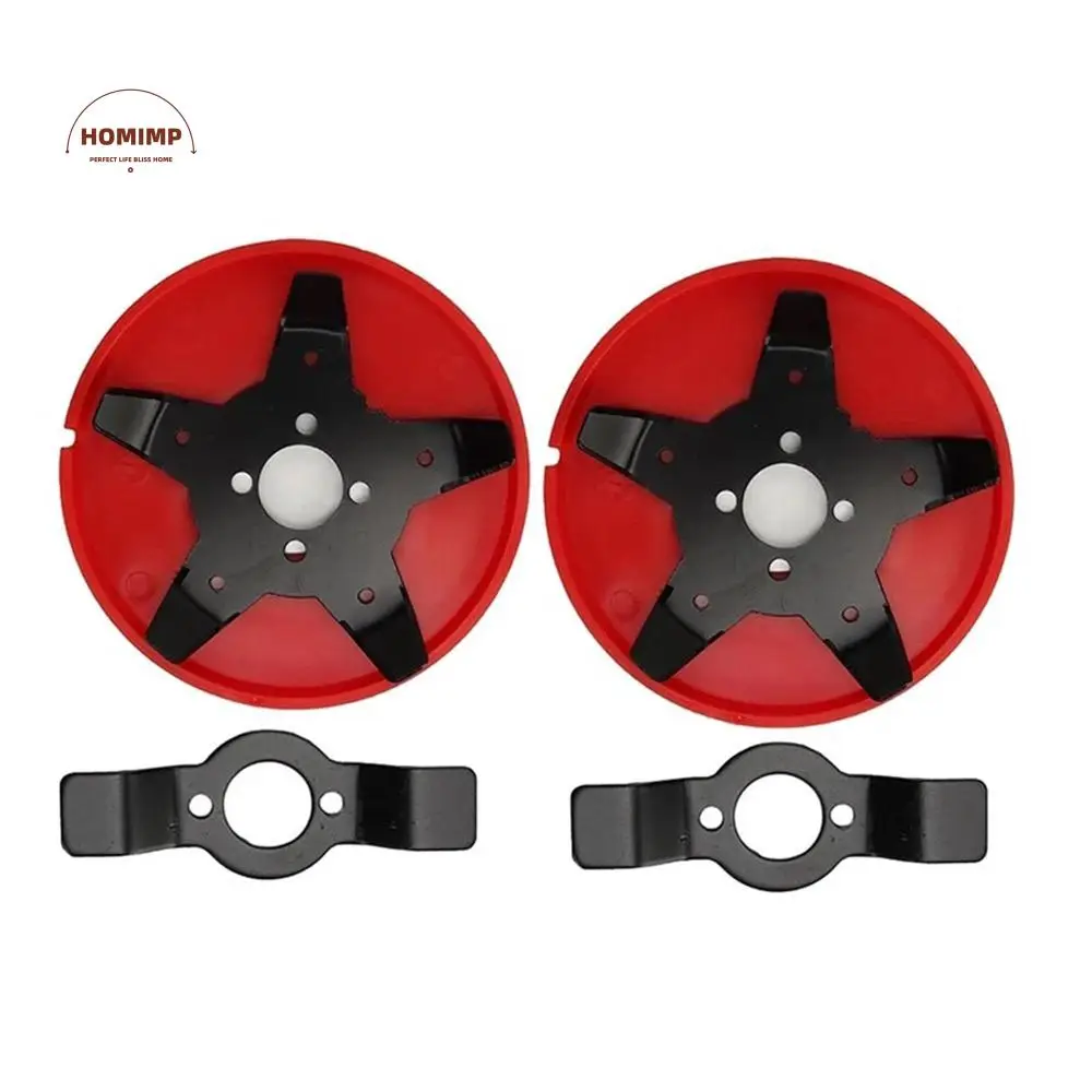 

2Pcs Dual-use Grass Trimmer Head High-Efficiency Time-saving Brush Cutter Trimmer Head Easy To Install Wear-resistant