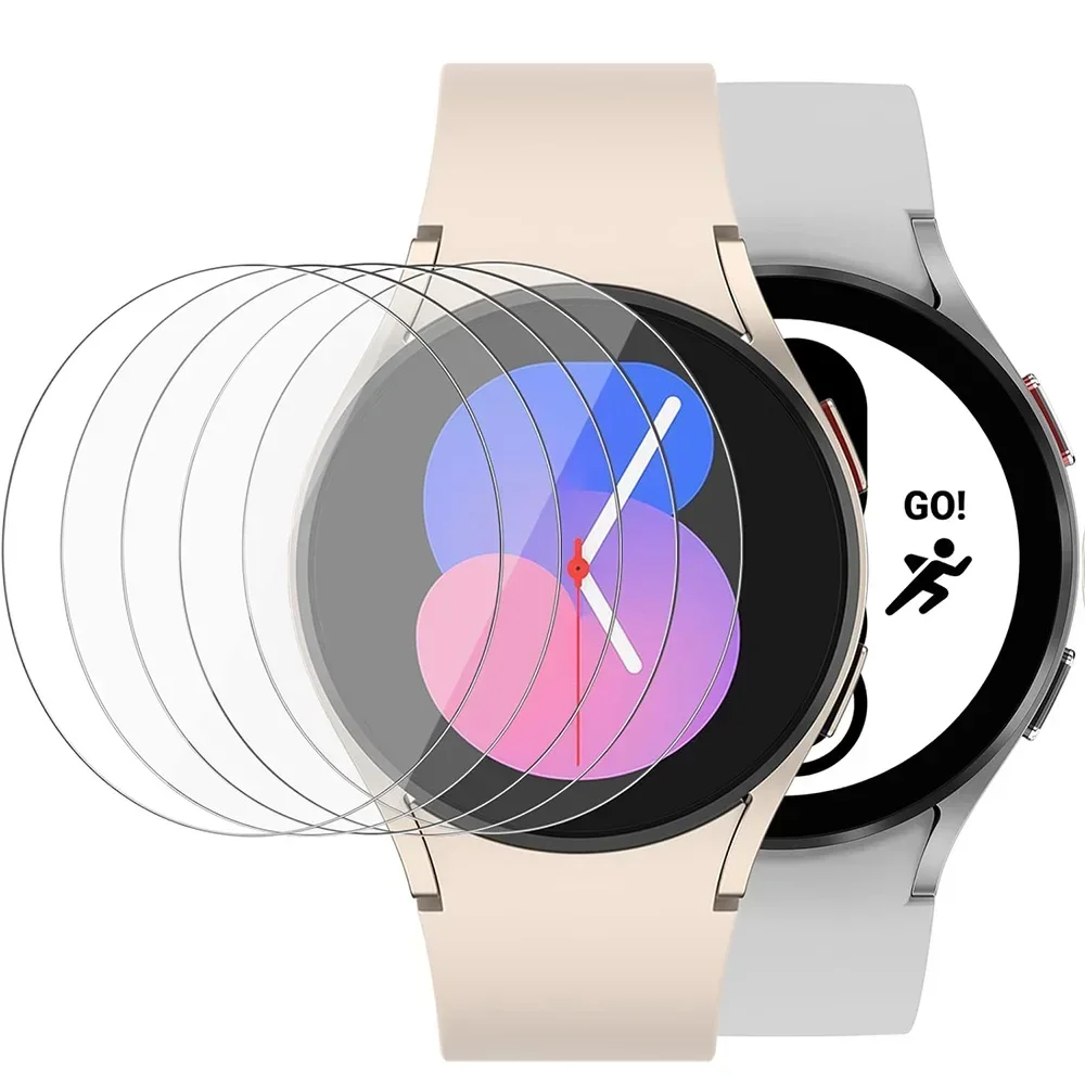 Tempered Glass Smartwatch Films for Samsung Watch 7 6 5 Classic 46mm 40mm 44mm HD Clear Anti-scratch Tempered Screen Protectors