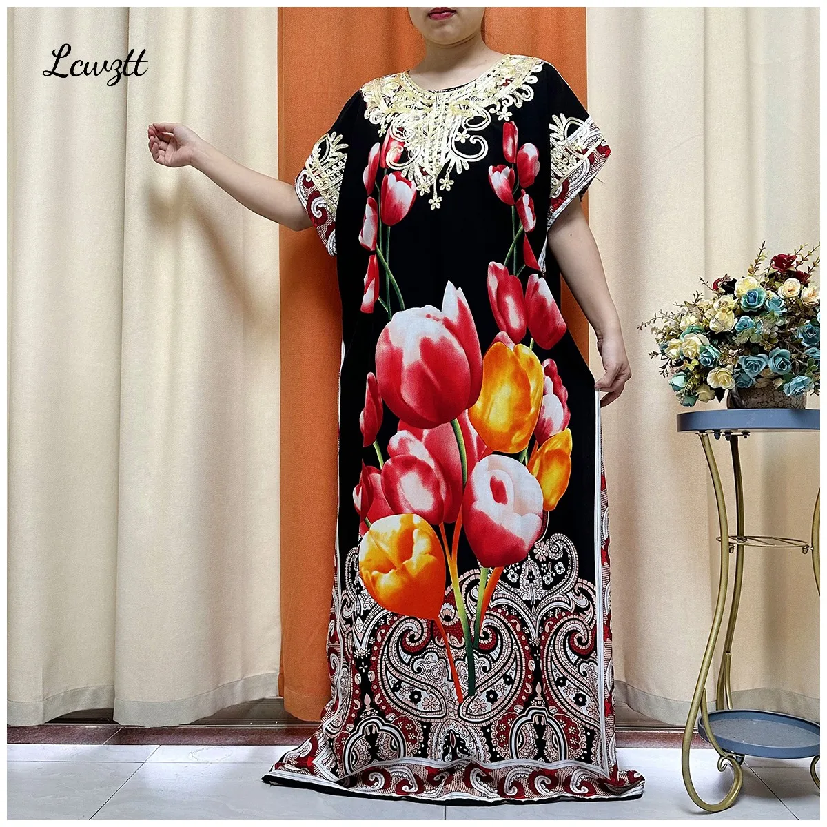 2024 Latest Hot Sale African Dress For Women Muslim Abaya Dubai Turkey Muslim Fashion Hijab Cotta Dress American Islam Clothing