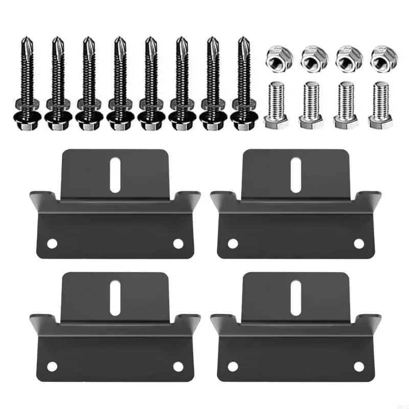 

D0UC Солнечная панель Кроншеты Алюминиевые солнечные панели монтаж для туристов и домашних крыш