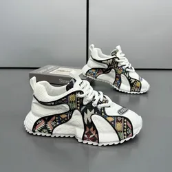 Chunky Sneakers Men's SpringAutumn Fashion Personalized Designer Casual Shoes Comfort Adds Height Platform Shoes Chaussure Homme