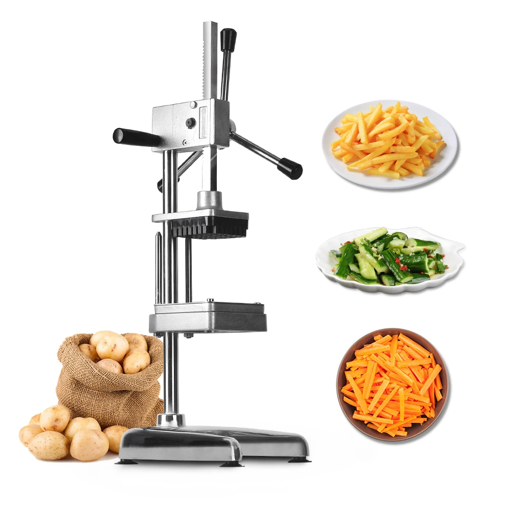 Vertical Potato Chips Cutter Manual Vegetable Fruit Slicer Commercial french fries maker Manual cutter Machine