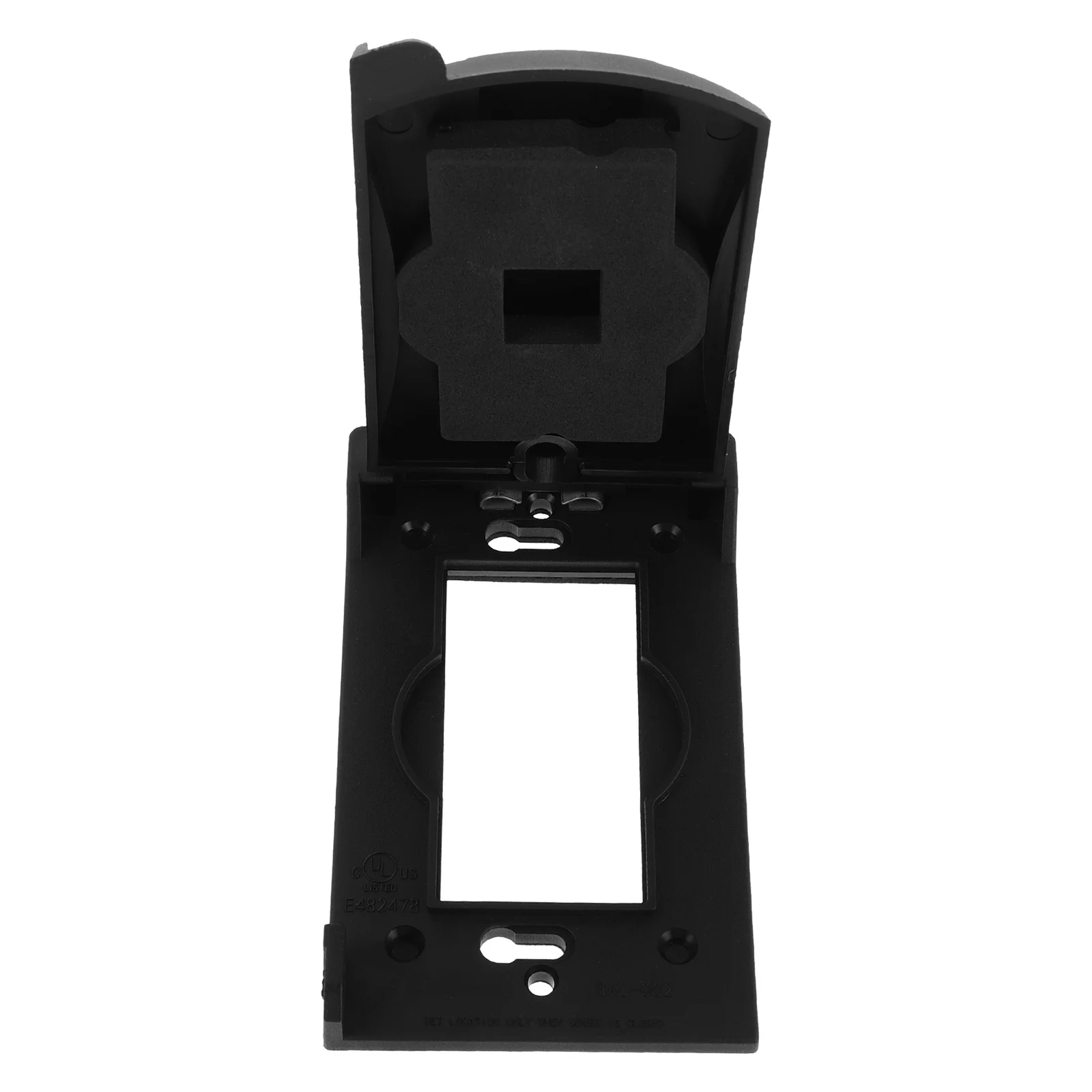 

1-Gang Outdoor Waterproof Socket Cover Weatherproof Electrical Outlet Box Pa66 Material Rustproof Uv Resistant for Patio Garden