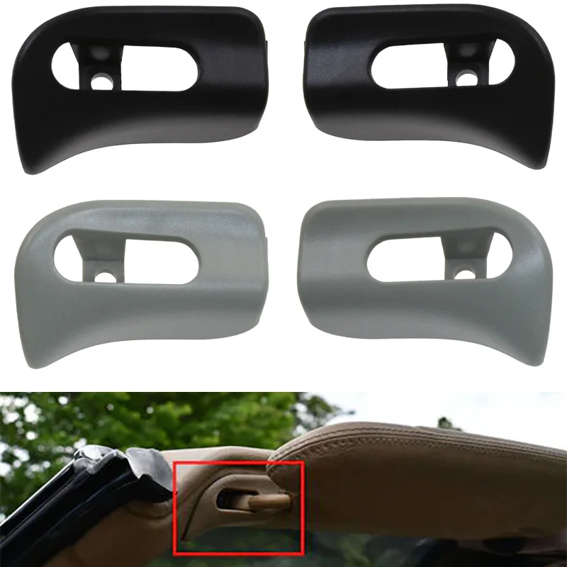 

1Pair Sun Visor Pivot Trim Cap Black or Gray For Mercedes R129 SL320 SL500 SL600 1994-2002 129-811-05-61-9045,129-811-04-61-9045