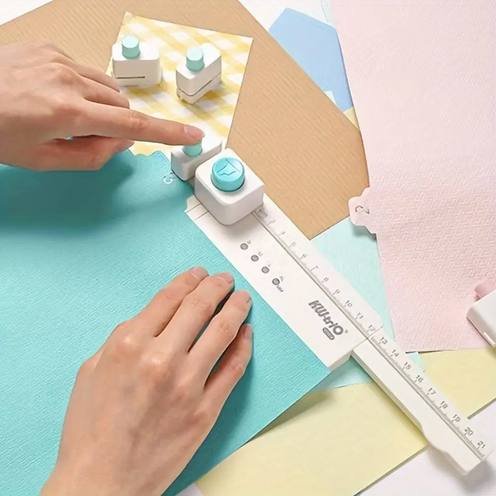 Multifunctional Separator Page Creation Board DIY Bookmark Index Label Punching Tab Punch Board Paper Craft Scoreboard