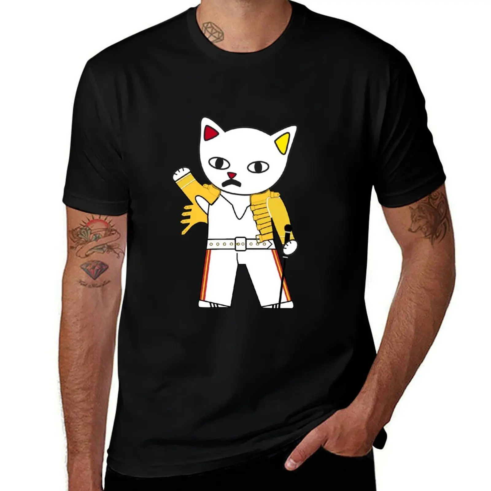

FreddieMeow 3 T-Shirt cotton tshirt 100% man t shirt cotton man graphic t shirt T-Shirt
