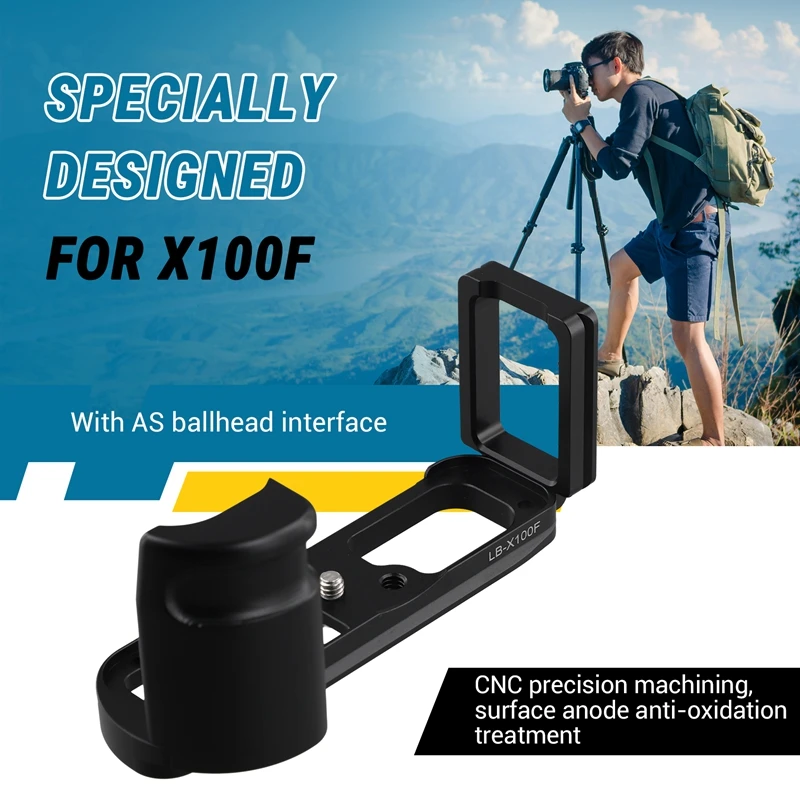 Quick Release L Plate/Bracket Holder Hand Grip Base For Fujifilm Fuji X100f X100f X100f Camera Ball Head