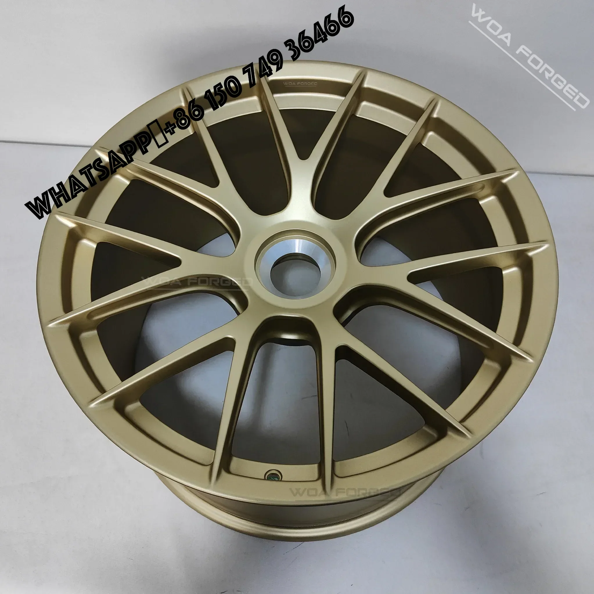

6061-T6 Aluminum 6061 Center Lock Champagne Gold Forged Wheels CAR GT 911 MACAN TAYCAN 718 CAYENNE PANAMERA for BS LM A