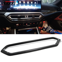 For BMW 3 4 Series G20 G21 G22 G80 G82 I3 I4 Facelift 2023 2024 Carbon Fiber Car Center Console Air Vent Outlet Cover Frame Trim
