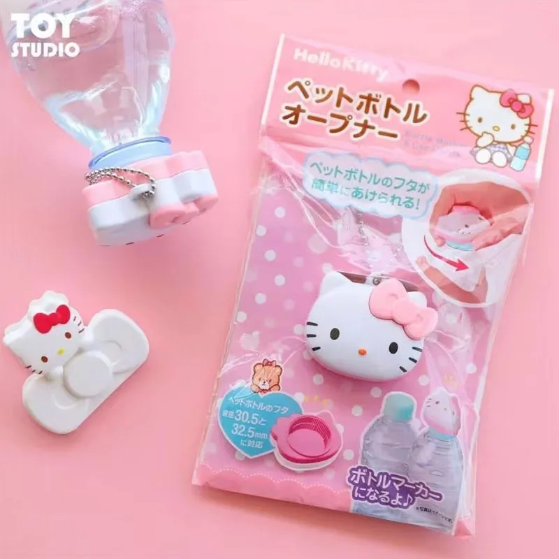 

Kawaii Anime Sanrio Hello Kitty Y2K 2024 New Mineral Water Bottle Opener Cute Cartoon Cap Twister Effortless Cap Opening Tool