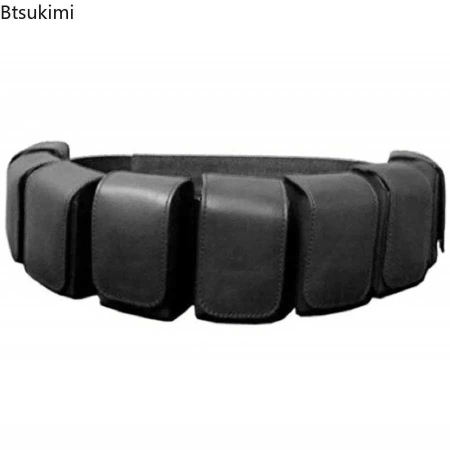 Steampunk باندولير خرطوشة الذخيرة حقيبة بحزام جلدية رصاصة الحقيبة بو كاتان باونتي هنتر با فيت حزمة مراوح تأثيري حلي الدعائم