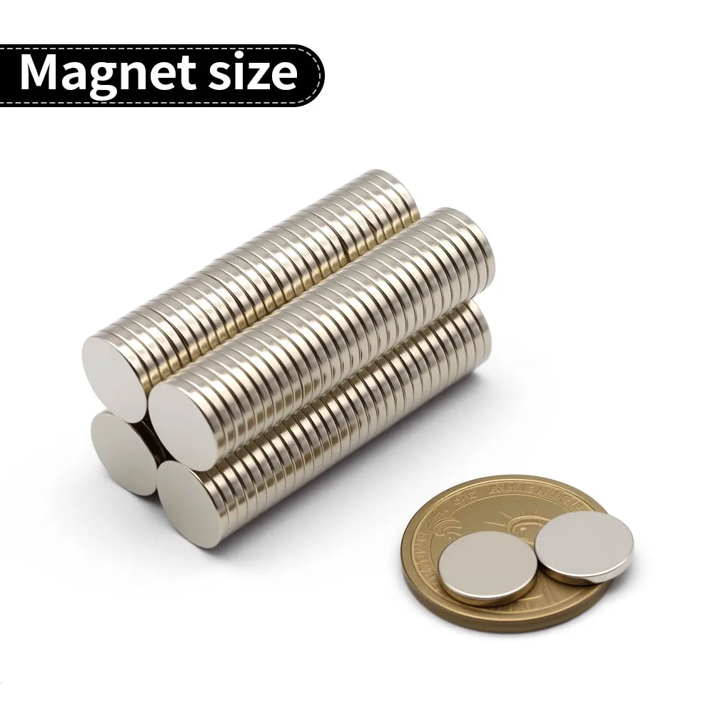 12x2mm Super Strong Neodymium Magnet N35 NdfeB Permanent Magnetic imanes Round Powerful Magnets Refrigerator Magnet