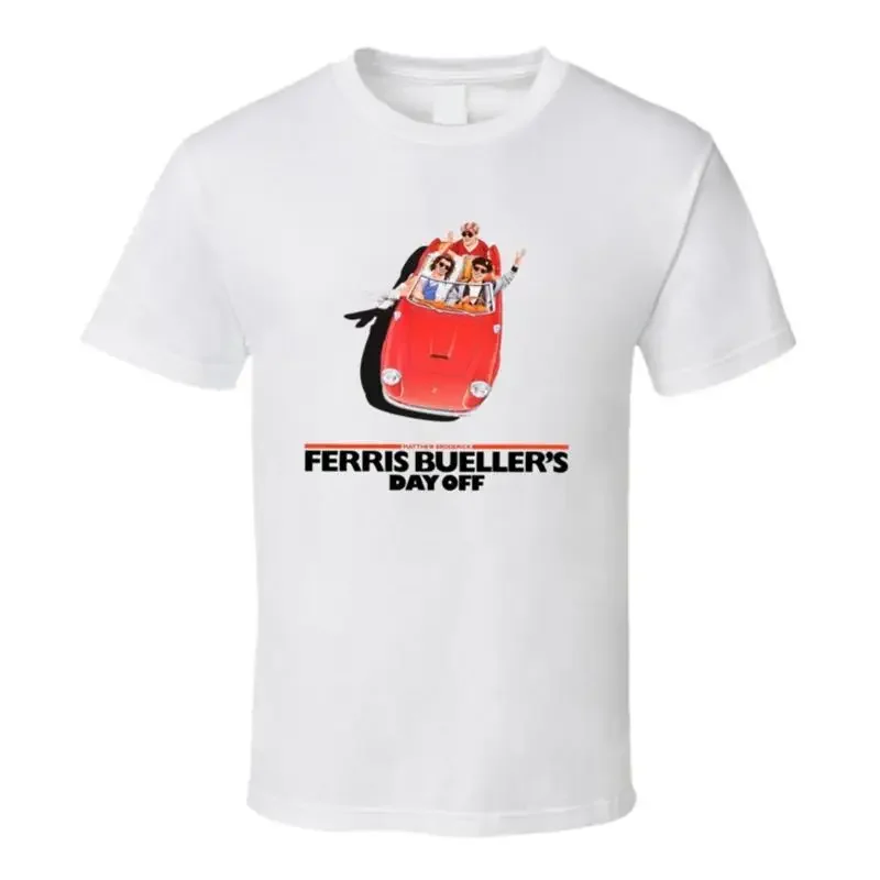 Ferris Bueller's Day Off Retro 80's Comedy Movie T Shirt