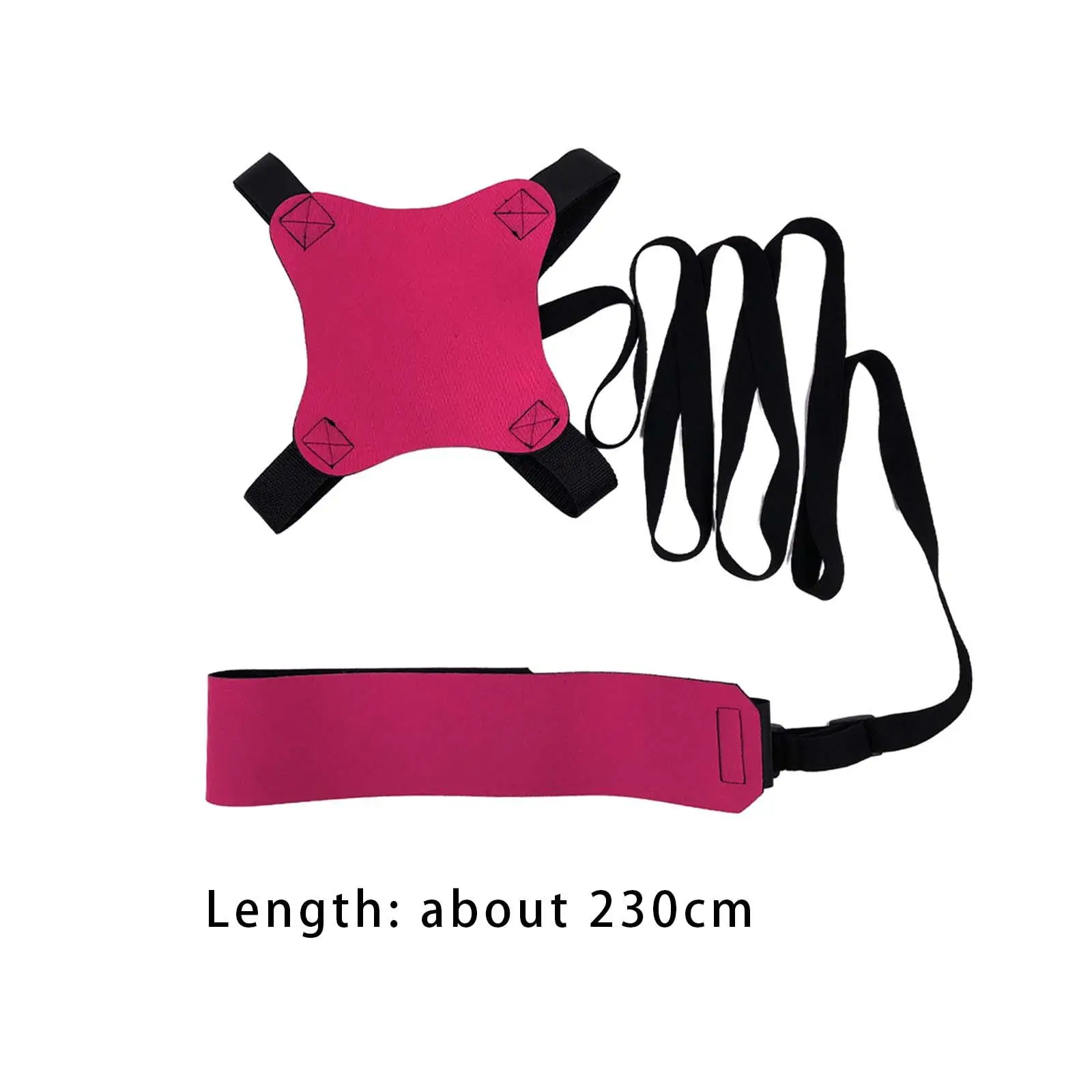 Elastic Cord Volleyball Training Belt Adjustable Waist Strap with Ball Holder for Solo Arm Swing Toss Practice Equipment for