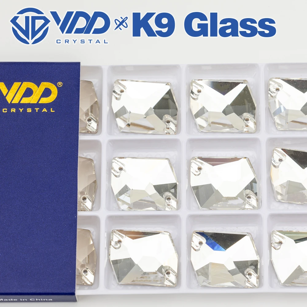 VDD S101 Kristall Cosmic K9 Glas Aufnähbare Strasssteine Hochwertige AAAAA Kristall-Flachsteine zum Aufnähen – Detail 7