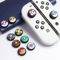 8pcs Cartoon Silicone Analog Thumb Grip Caps Compatible with Nintendo Switch OLED/Switch Lite/Switch Joystick Protective Cover