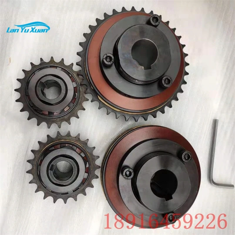 TL friction torque limiter chain wheel torque protector mechanical overload clutch coupling TL500