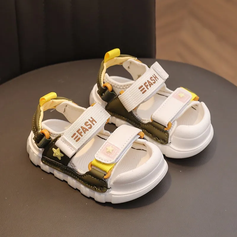 Toddler Sandals for Children 2025 Summer New Trend Fashion Outdoor Sport Sandals for Girls Ergonomics Anti-crash Beach Sandals