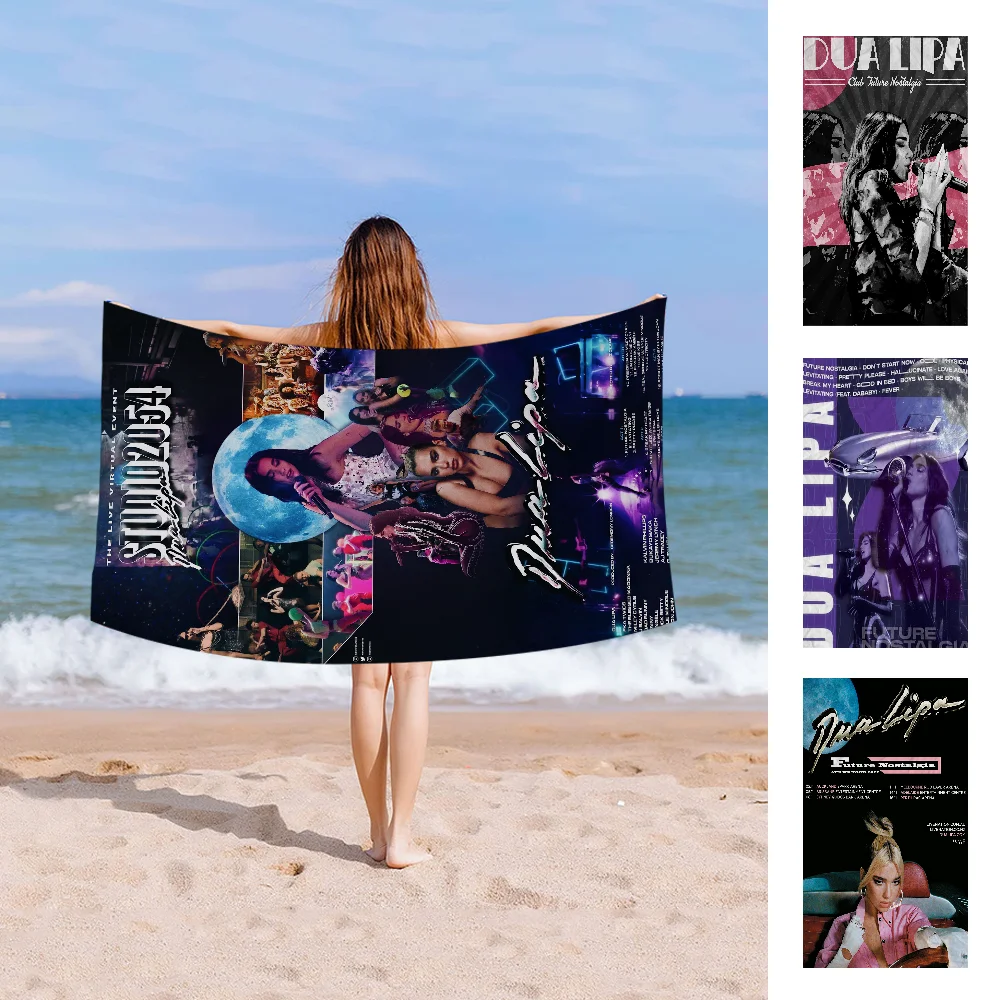 

Pop Singer Dua_Lipa Big Microfiber Beach Towels Quick Dry Towel Sand Beach Towels Pool Towel For Travel Swim Pool Yoga