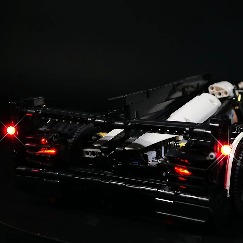 DIY LED-lichtset voor LEGO 23018 technische sportwagen (alleen LED-licht, zonder blokken model)