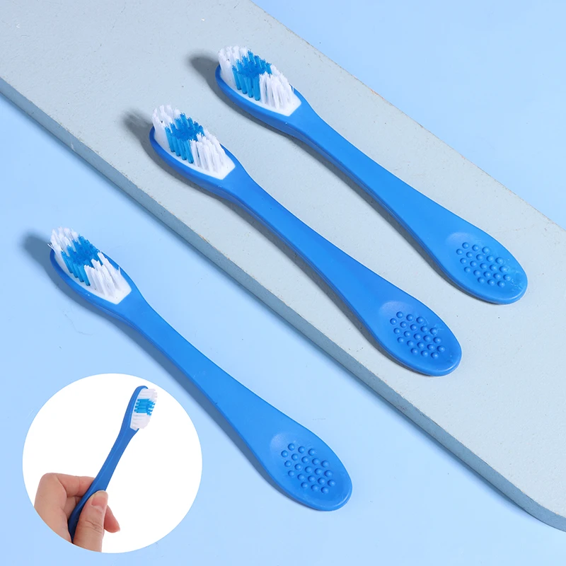 5pcs Mini Toothbrush Small Spoon Toothbrush Prison Portable Finger Toothbrush Prevent Self Harm For Prison Rehabilitation Center