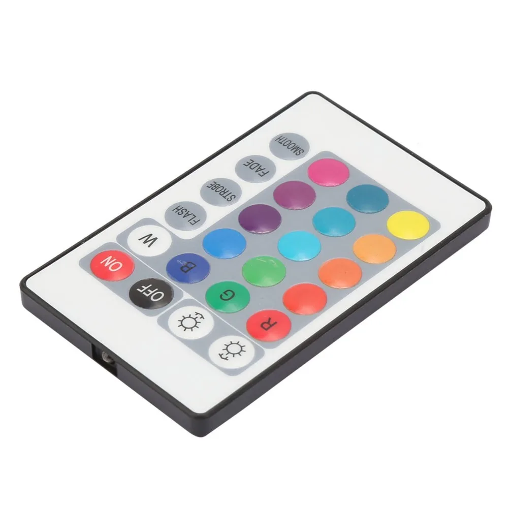 DC 12V IR Remote Controller Lamp Effect 24 Key RGB Led Light Strip Remote with 1m USB Inline Mini Size Wireless Remote Control
