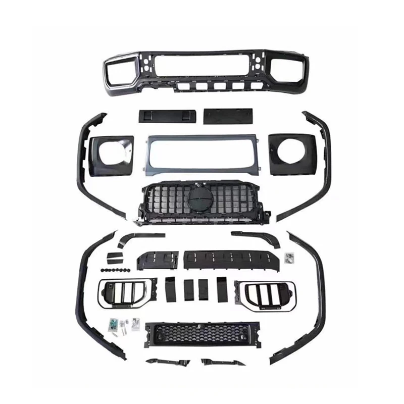 

Комплект переднего бампера G-Wagon, обновленный комплект W464 G500 G63 G350 для W465 G63 2025 Style Look, высококачественный комплект кузова для улучшенного применения транспортного средства