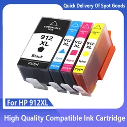 HP officejet-4ピース、912、8010、8012、8013、8014、8015、8017と互換性のあるインクカートリッジ912xl 8018