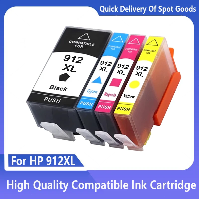 cartucho de tinta 912xl 912 compativel com hp officejet pecas 8010 8012 8013 8014 8015 8017 8018 01