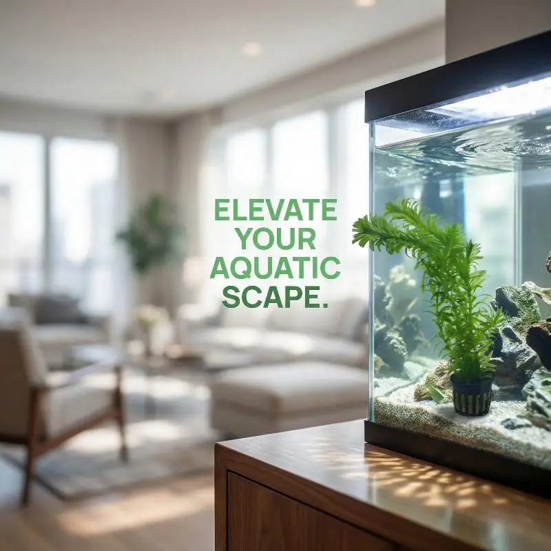 Aquarium Planter Cups for Fish Tank Set of 4 Baskets for Aquatic Plants Secure Stable Decor for Home Office