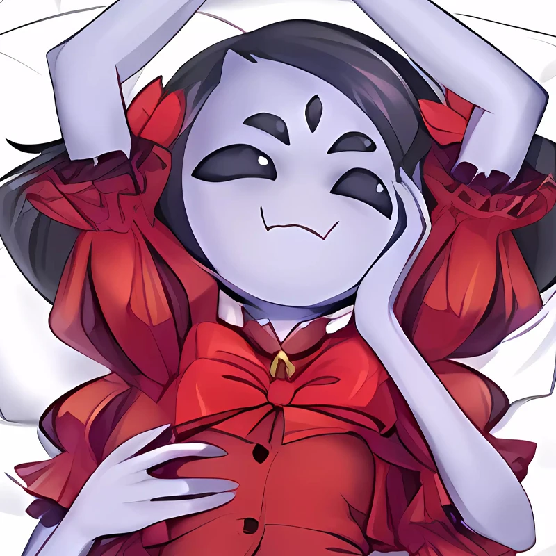 Dakimakura anime Muffet Undertale Double-sided Print Life-size body pillows cover Adult pillowcase