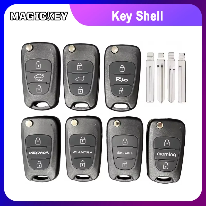 

1 шт. Сменный корпус выкидного ключа для Kia K2, K5, Rio 3, Picanto, Ceed, Cerato, Sportage; для Hyundai I20, I30, IX35, I35