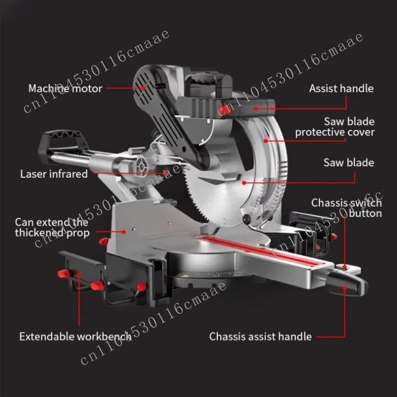 8, 10, 12 inch tie rod miter saw aluminum cutting machine multi-function saw aluminum cutting machine 45 ° wood cutting tool